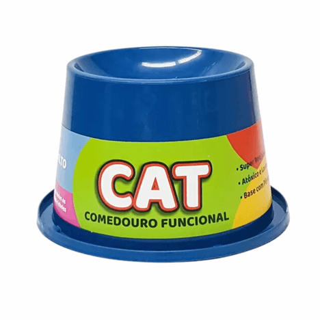 Comedouro Alto Cat Antiformiga Classica 250ml - Cores Sortidas Comedouro Alto Cat Antiformiga Classica 250ml - Cores Sortidas