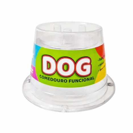 Comedouro Funcional Lento Antiformiga Transparente 250ml Comedouro Funcional Lento Antiformiga Transparente 250ml