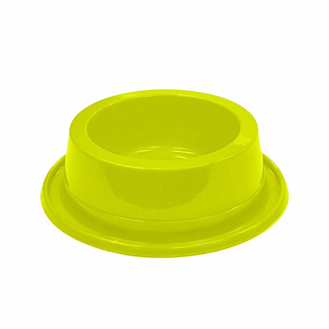 Comedouro Médio Antiformiga Amarelo Neon 1000ml Comedouro Médio Antiformiga Amarelo Neon 1000ml