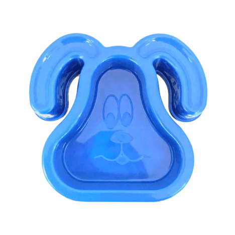 Comedouro Funny Dog Azul 150ml