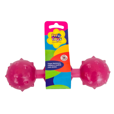 Halteres com Cravo Dentalpet G 17cm - Cores Sortidas
