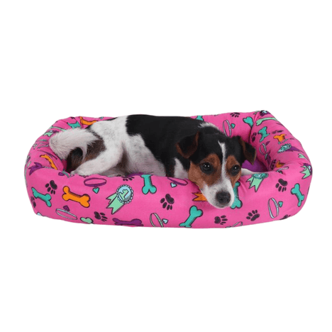 Cama Happy Dog Rosa N°04 Pickorruchos Cama Happy Dog Rosa N°04 Pickorruchos