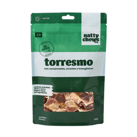 Torresmo Sortido Bovino Desidratado 100gr - Torresmo Natty Chews