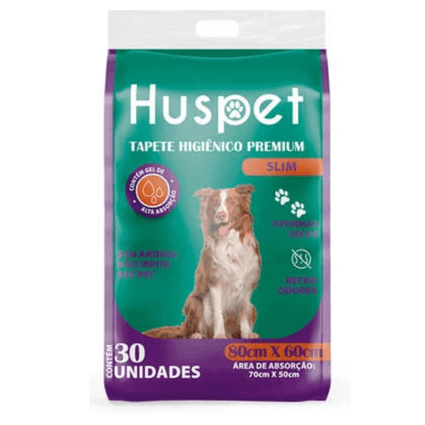 Tapete Higiênico Huspet Premium com 30 Unidades 80x60 Tapete Higiênico Huspet Premium com 30 Unidades 80x60