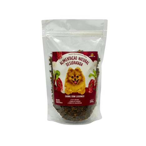 Comida Natural Pets Carne com Legumes Desitratado 250gr