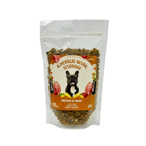 Comida Natural Pets Risotinho de Frango Desitrado 250gr