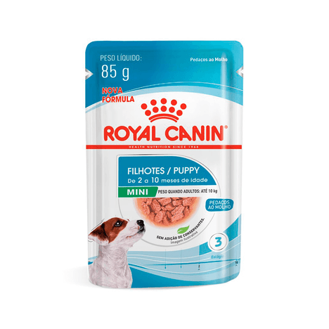 Ração Úmida Royal Canin para Cães Filhotes de Porte Pequeno 85gr