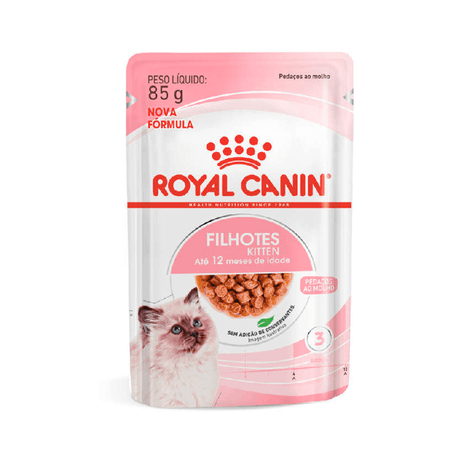 Ração Úmida Royal Canin para Gatos Filhotes com Até 12 Meses 85g Ração Úmida Royal Canin para Gatos Filhotes com Até 12 Meses 85g