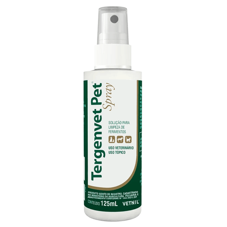 Antisséptico Spray Tergenvet Pet Vetnil 125ml