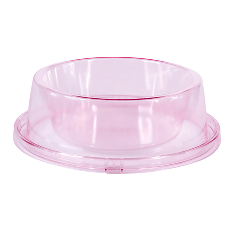 Comedouro Antiformiga PetLon Cor Rosa para Cães ou Gatos 1,2lt