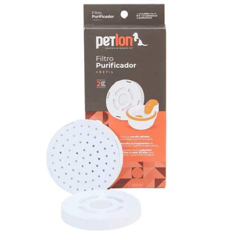 Refil de Carvão Ativado PetLon para Filtro 2 Unidades Refil de Carvão Ativado PetLon para Filtro 2 Unidades