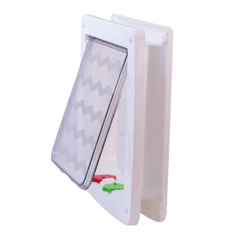 Porta de Passagem Petlon Cor Branca para Cães e Gatos Porta de Passagem Petlon Cor Branca para Cães e Gatos