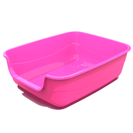 Bandeja Higiênica Pet Injet Jumbox Rosa