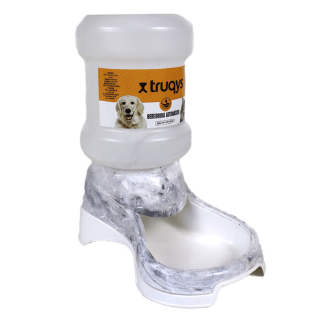 Bebedouro Automático Truqys Pets Mármore Carrara Cinza para Cães e Gatos