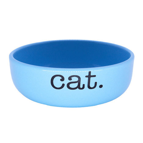 Comedouro Cerâmica Pet Injet Cat Azul para Gatos Comedouro Cerâmica Pet Injet Cat Azul para Gatos