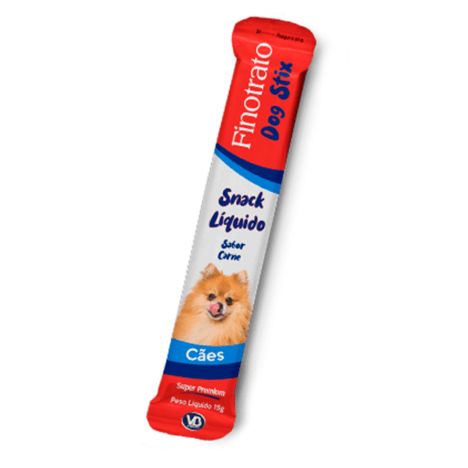 Petisco Úmido Finotrato Dog Stix Carne para Cães 15g - 1Un. Petisco Úmido Finotrato Dog Stix Carne para Cães 15g - 1Un.