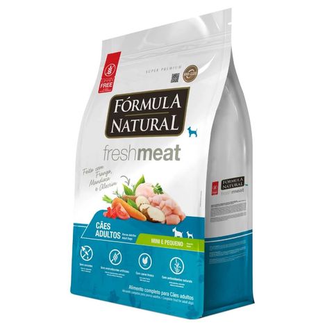 Ração Fórmula Natural Fresh Meat para Cães Adultos de Raças Pequenas e Mini 1 kg Ração Fórmula Natural Fresh Meat para Cães Adultos de Raças Pequenas e Mini 1 kg