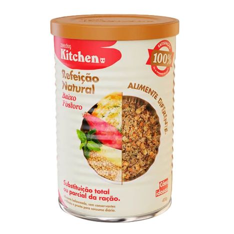 Refeição Natural Zee.Dog Kitchen Lata para Cães Idosos com Baixo Fósforo 400g Refeição Natural Zee.Dog Kitchen Lata para Cães Idosos com Baixo Fósforo 400g