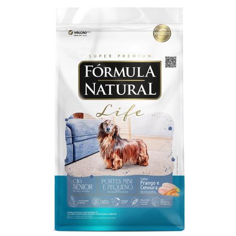 Ração Fórmula Natural Super Premium Life para Cães Sênior de Portes Mini e Pequeno Sabor Frango e Cenoura 15 kg Ração Fórmula Natural Super Premium Life para Cães Sênior de Portes Mini e Pequeno Sabor Frango e Cenoura 15 kg