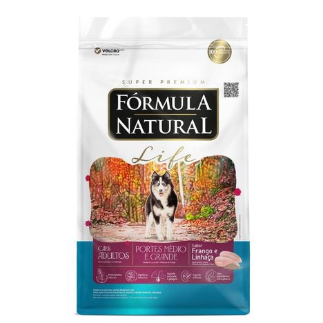 Ração Fórmula Natural Life para Cães Adultos de Raças Médias e Grandes 15 kg Ração Fórmula Natural Life para Cães Adultos de Raças Médias e Grandes 15 kg