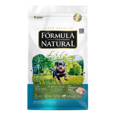 Ração Fórmula Natural Life para Cães Filhotes de Médio e Grande Porte 15kg