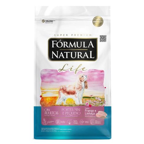 Ração Fórmula Natural para Cães Adultos de Raças Pequenas e Mini 7kg