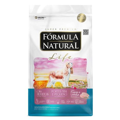 Ração Fórmula Natural Life para Cães Adultos de Raças Pequenas e Mini 15kg