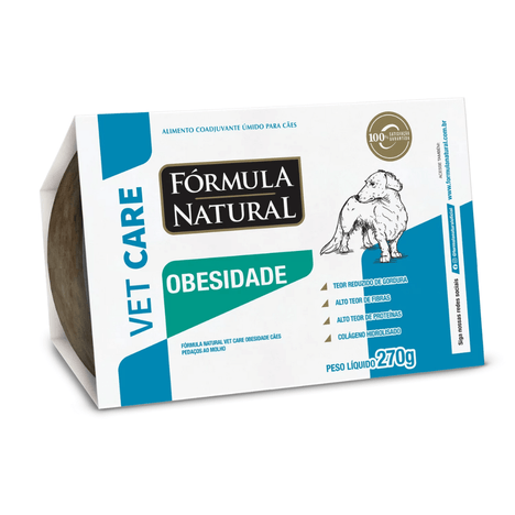 Ração Úmida Fórmula Natural Vet Care Obesidade para Cães 270g Ração Úmida Fórmula Natural Vet Care Obesidade para Cães 270g