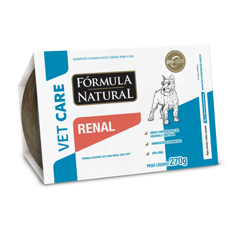 Ração Úmida Fórmula Natural Vet Care Renal para Cães 270g Ração Úmida Fórmula Natural Vet Care Renal para Cães 270g