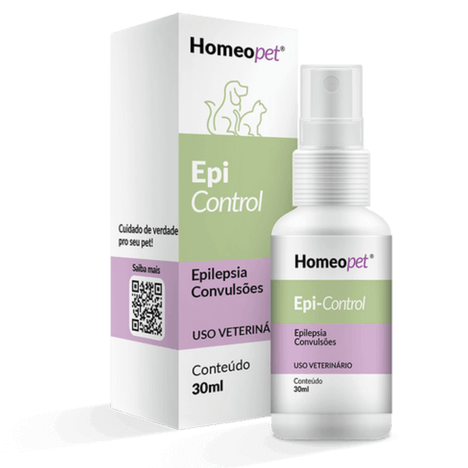 Sistema de Terapia Homeopet para Cães e Gatos Epilepsia e Convulsões Epi Control 30ml