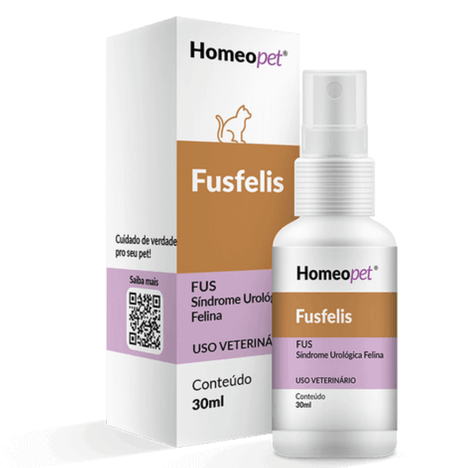 Sistema de Terapia Homeopet Síndrome do Cálculo Renal Fusfelis  30ml