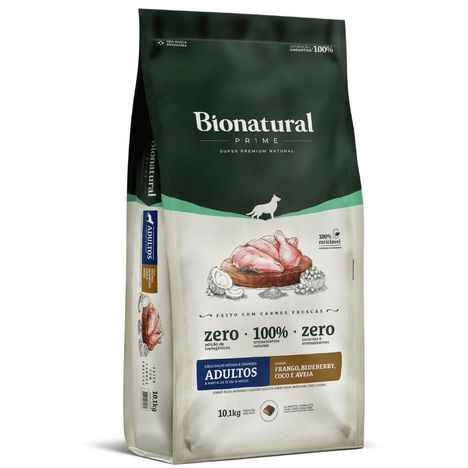 Ração Bionatural Prime Cães de Raças Médias e Grandes Adultos Frango 10,1 kg Ração Bionatural Prime Cães de Raças Médias e Grandes Adultos Frango 10,1 kg