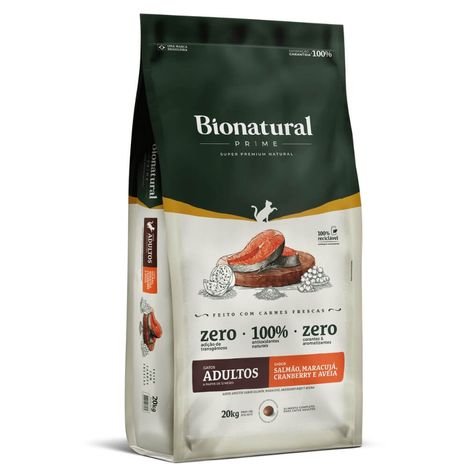 Ração Bionatural Prime Gatos Adultos Salmão 20kg