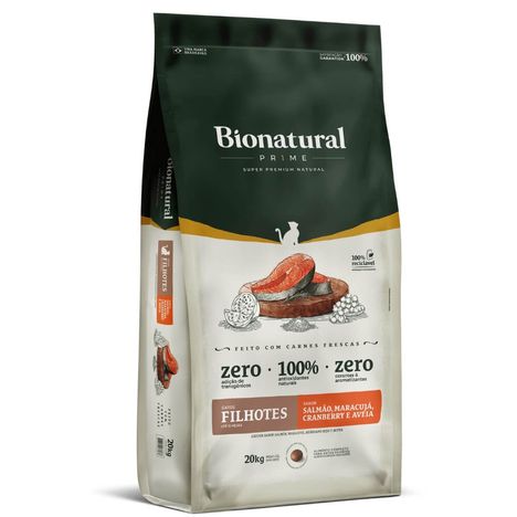 Ração Bionatural Prime Gatos Filhotes Salmão 20kg