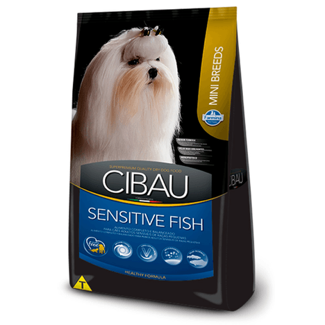 Ração Cibau Fish & Rice para Cães Adultos Mini Breeds 3 Kg