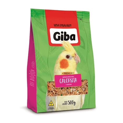 Alimento Giba Mix para Calopsita 500g Alimento Giba Mix para Calopsita 500g
