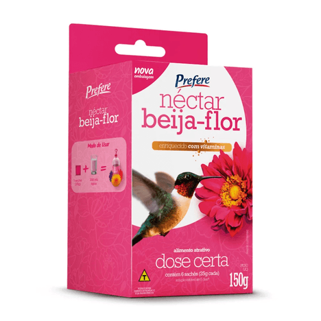 Prefere Néctar para Beija-Flor Dose Certa 150g Prefere Néctar para Beija-Flor Dose Certa 150g