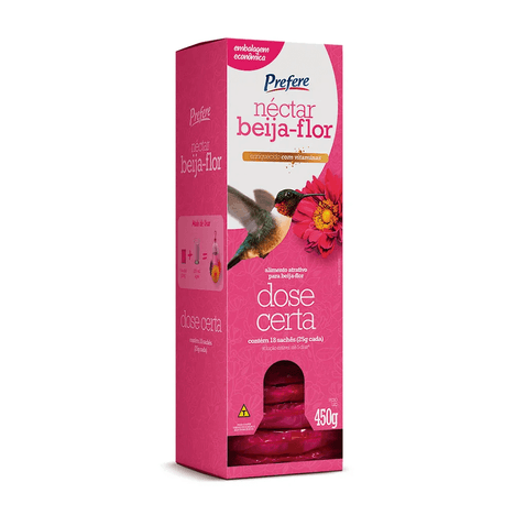 Prefere Néctar para Beija-Flor Dose Certa 450g Prefere Néctar para Beija-Flor Dose Certa 450g