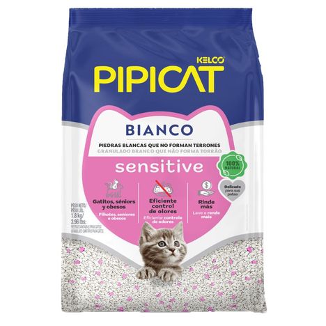 Granulado Sanitário Pipicat Bianco Sensitive 1,8 kg Granulado Sanitário Pipicat Bianco Sensitive 1,8 kg