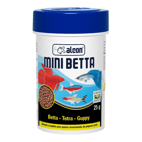 Alimento Alcon Mini Betta para Peixes 25gr Alimento Alcon Mini Betta para Peixes 25gr