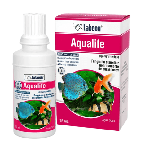 Auxiliar no Tratamento de Parasitoses Labcon Aqualife 15ml Auxiliar no Tratamento de Parasitoses Labcon Aqualife 15ml
