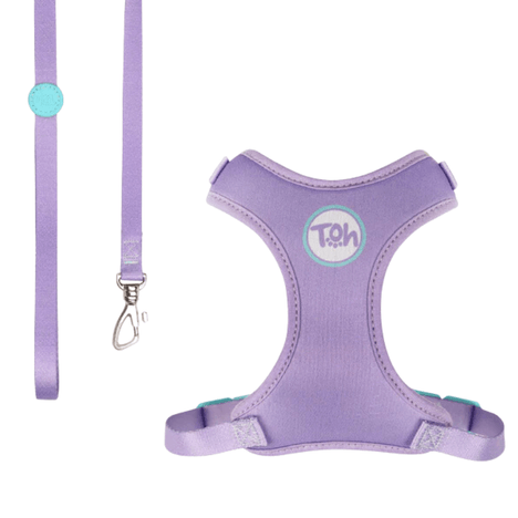 Conjunto Peitoral Neocomfy H Toh Lilás para Gato Conjunto Peitoral Neocomfy H Toh Lilás para Gato