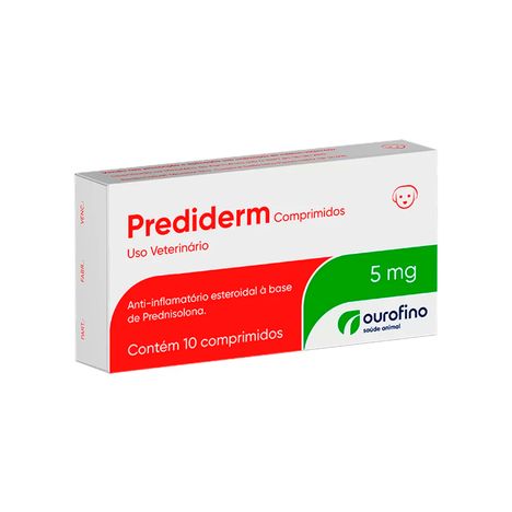 Prediderm 5mg - Blister com 10 Comprimido