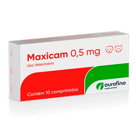 Maxicam Ourofino 0,5mg blister com 10 Comprimidos