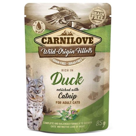 Carnilove Cat Patê de Pato e Catnip 85g