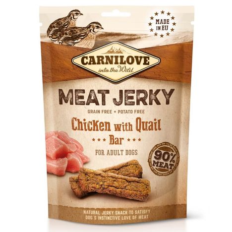 Carnilove Jerky Codorna e Frango 100g