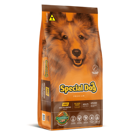 Ração Special Dog Vegetais Pró para Cães Adultos 1Kg