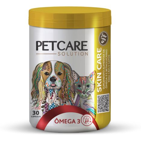 Suplemento PetCare Skin Care 30 Cápsulas