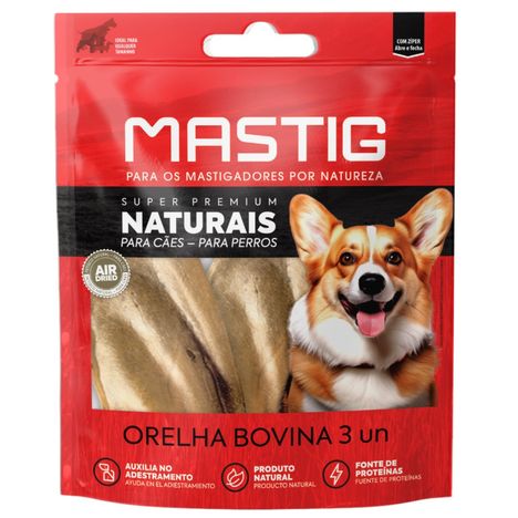 Orelha Bovina Mastig - 3 Unidades Orelha Bovina Mastig - 3 Unidades