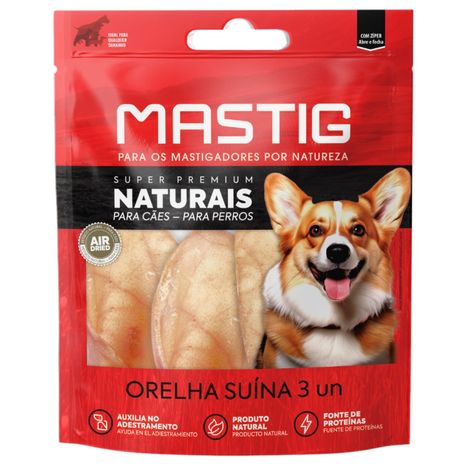 Orelha Suína Mastig - 3 Unidades Orelha Suína Mastig - 3 Unidades